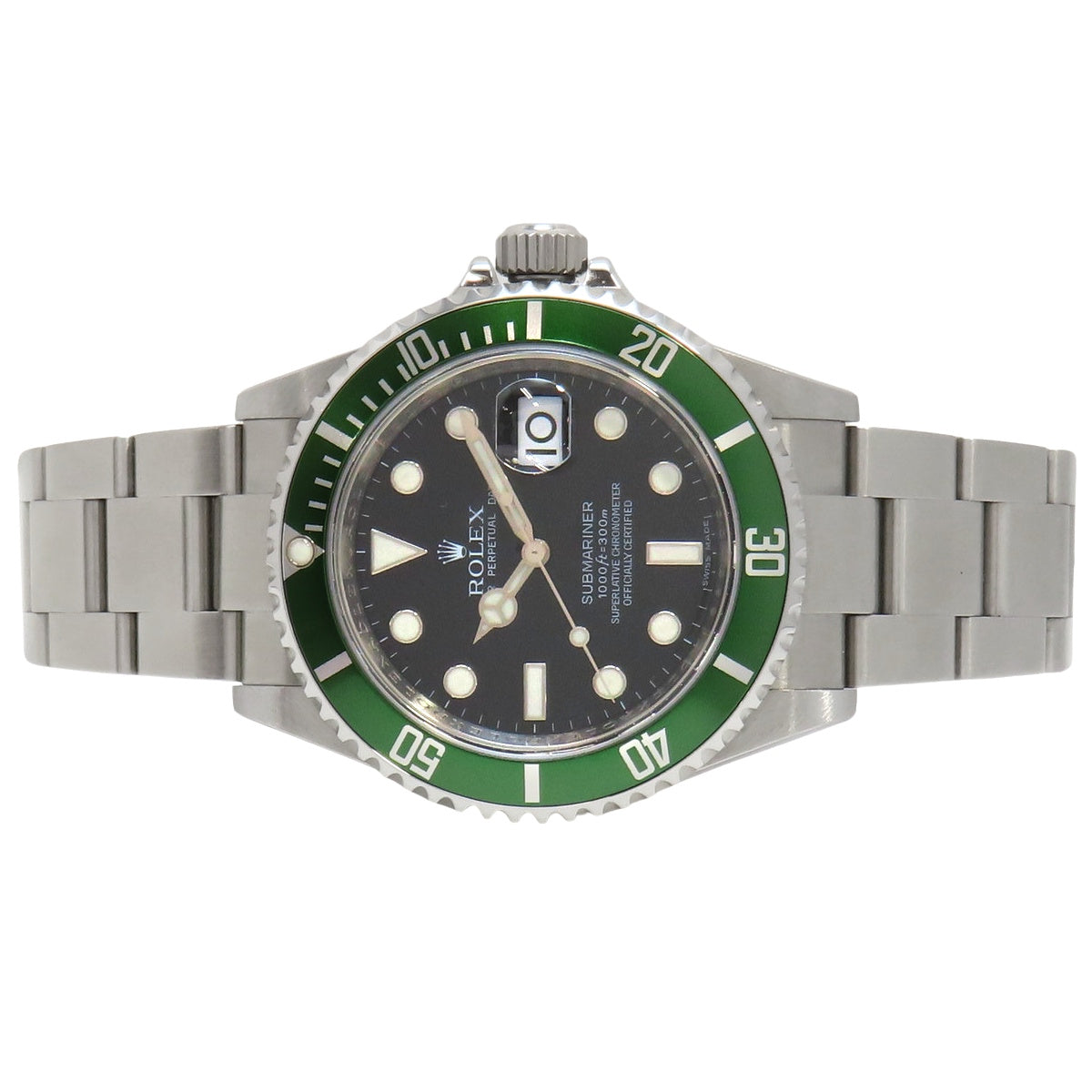 サブマリーナ デイト 16610LV SS V番 ブラック 自動巻き メンズ