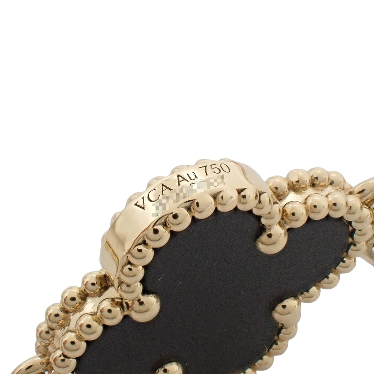 复古阿尔罕布拉项链，10个图案，缟玛瑙，18K黄金