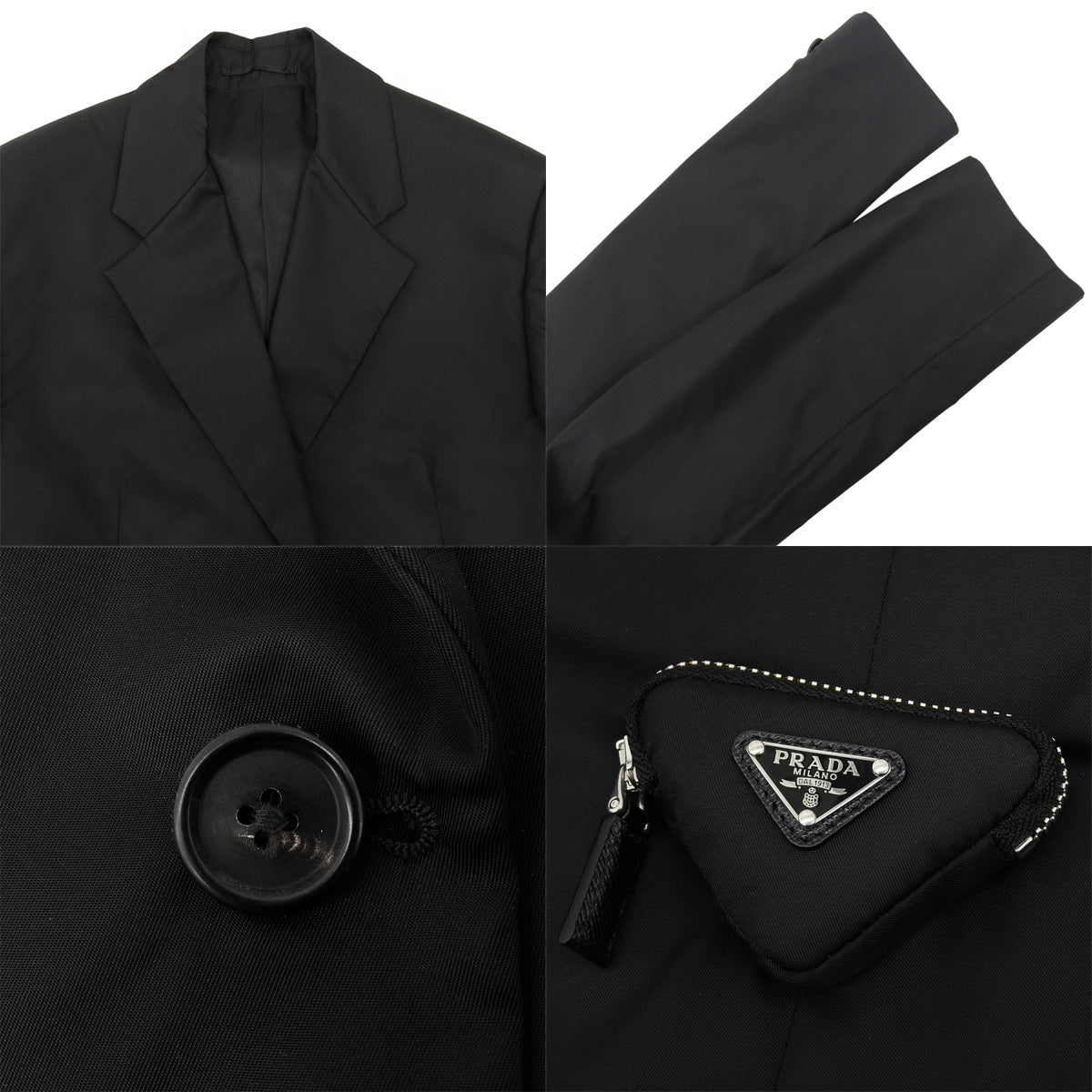 Re-Nylon シングルブレスト テーラード ジャケット 2023年 36