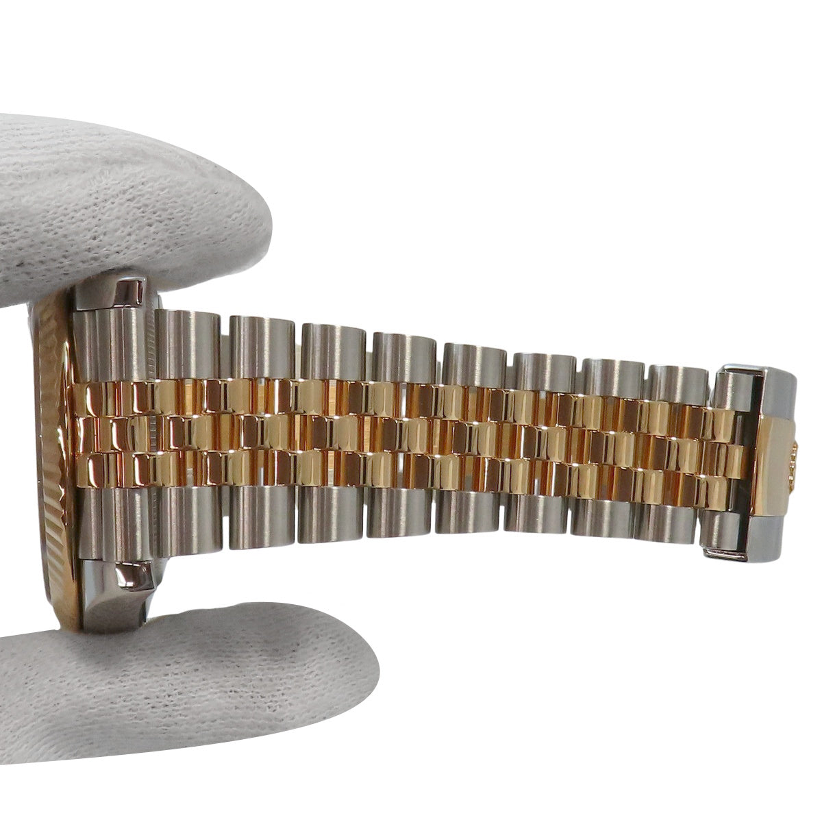 デイトジャスト41 126333 YG/SS ランダム番 ブラック 自動巻き メンズ