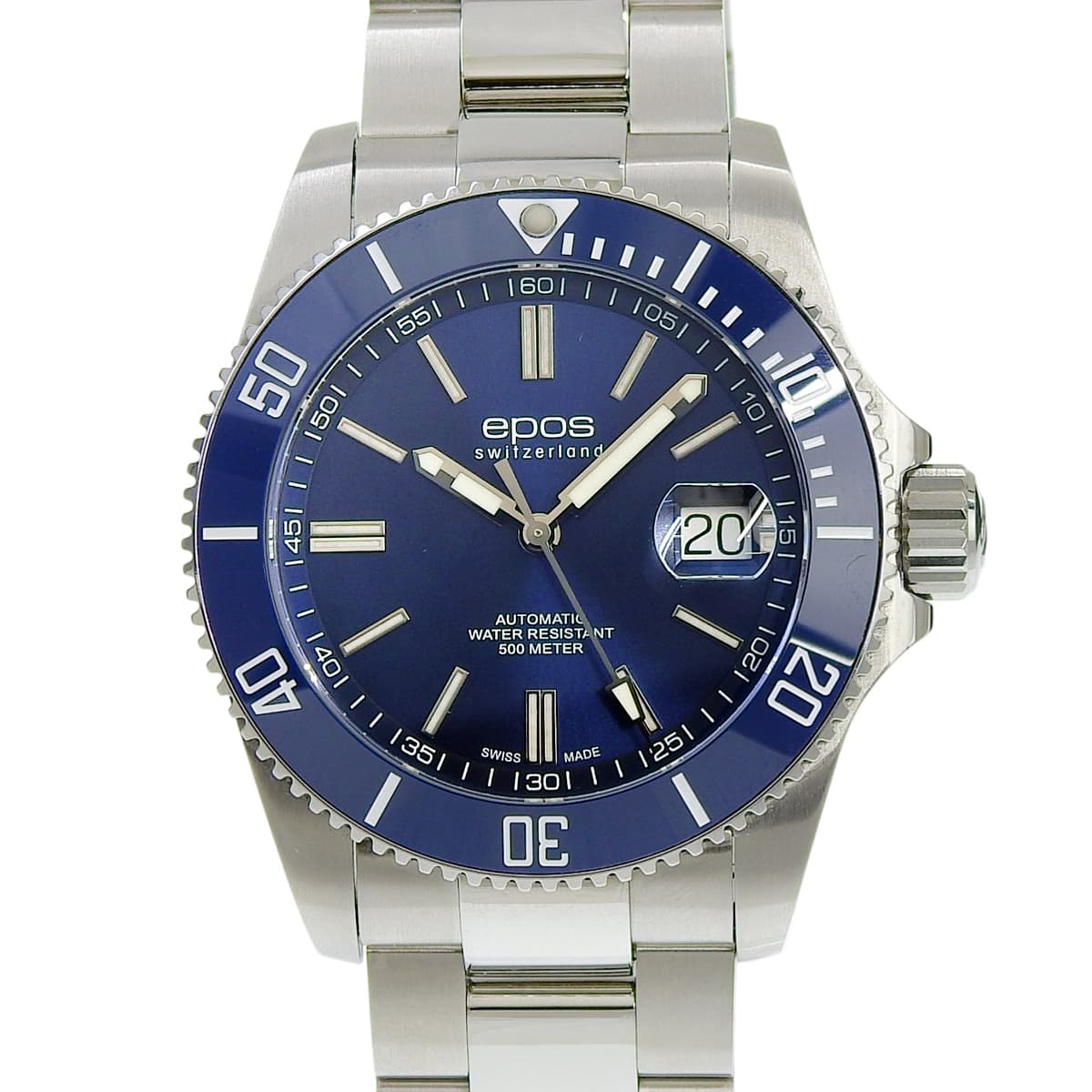 スポーティブ ダイバー 3504BL SS ブルー 自動巻き メンズ