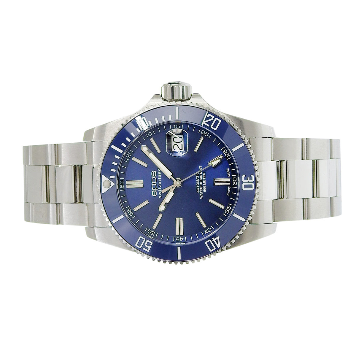 スポーティブ ダイバー 3504BL SS ブルー 自動巻き メンズ