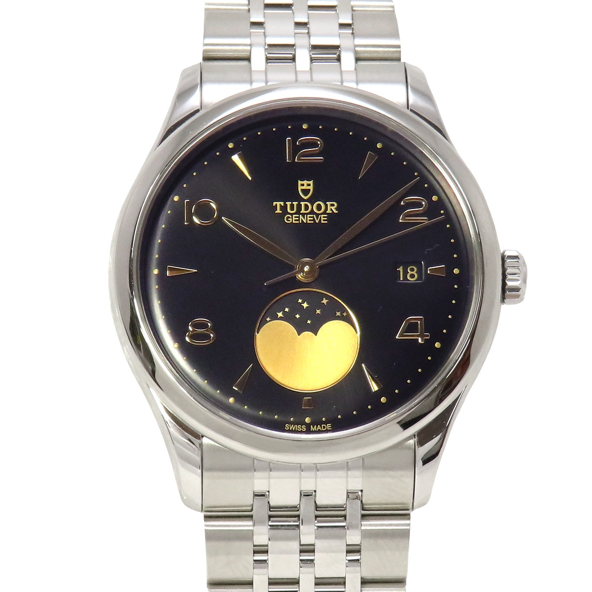 帝舵 1926 Luna M91560-0003 不锈钢黑色自动男士腕表