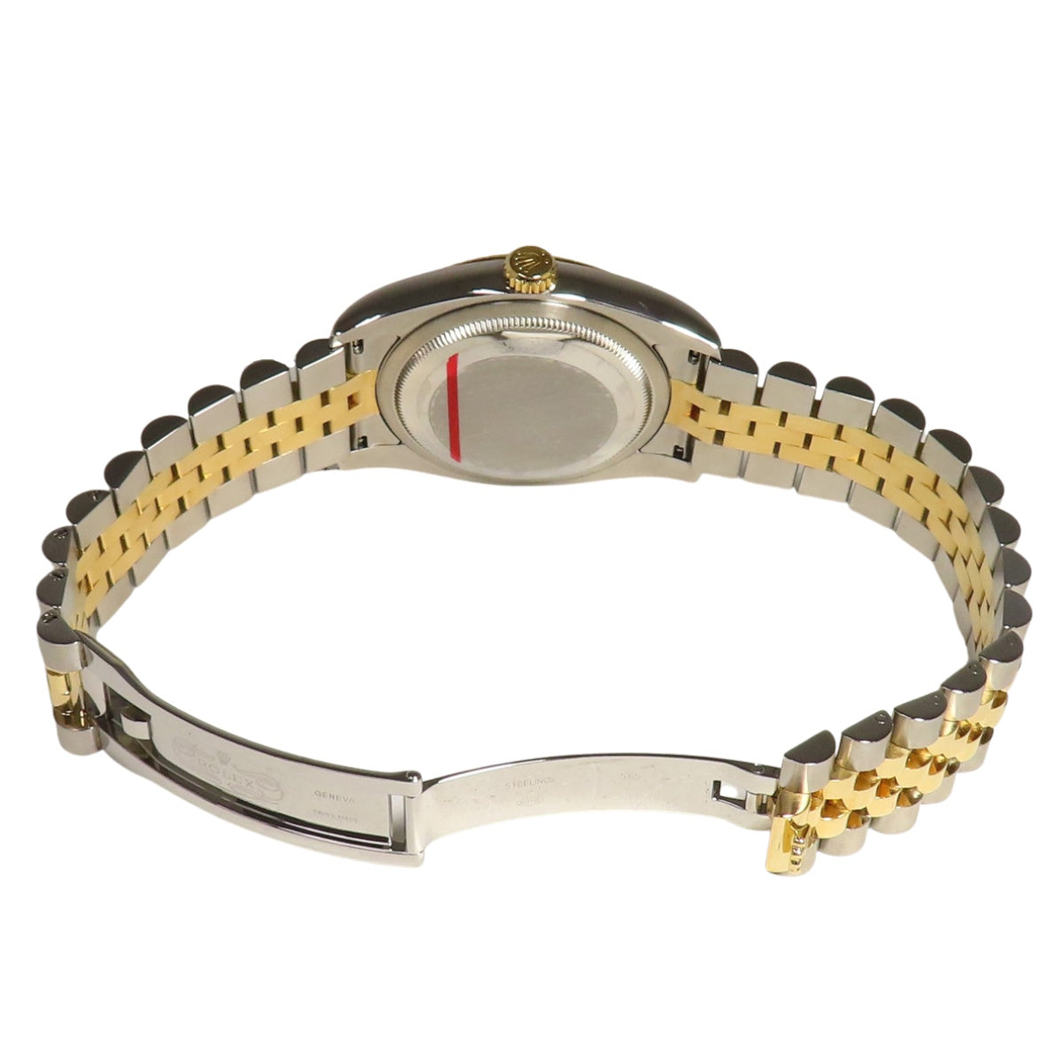 日志型 116233 黄金/精钢 G字头 蓝色波浪纹 自动上链 男士