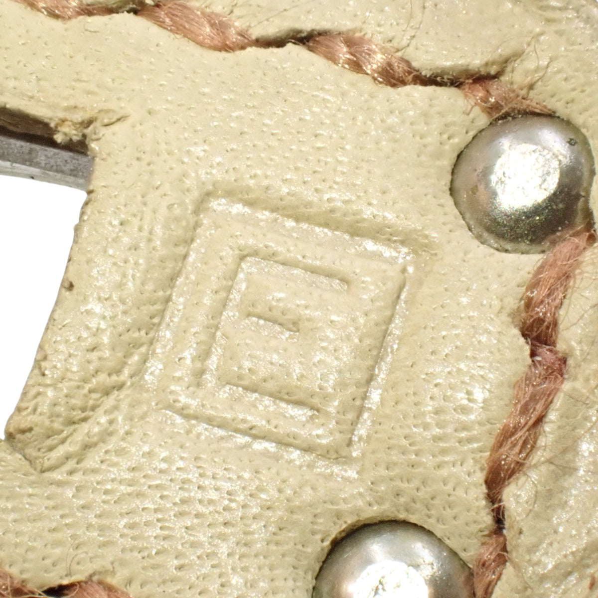 Kelly 25 (Outside Stitch) Barenia Vibrato Snips, Palladium Hardware, Beige, Silver Hardware, E Stamp