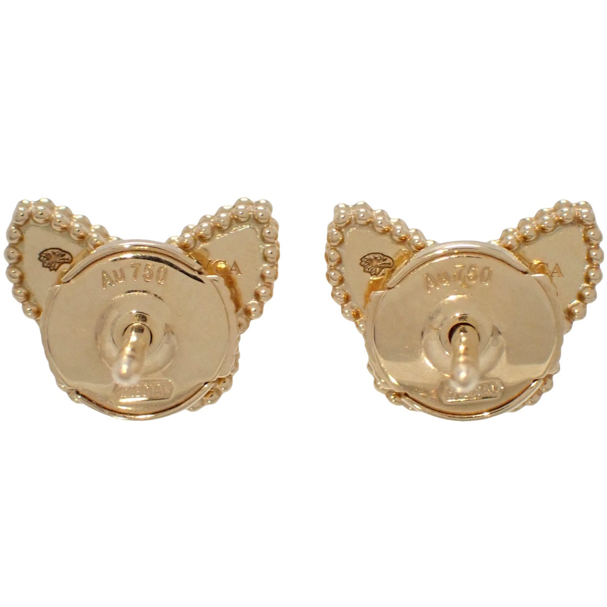 スウィートパピヨン ピアス マザーオブパール イエローゴールド YG