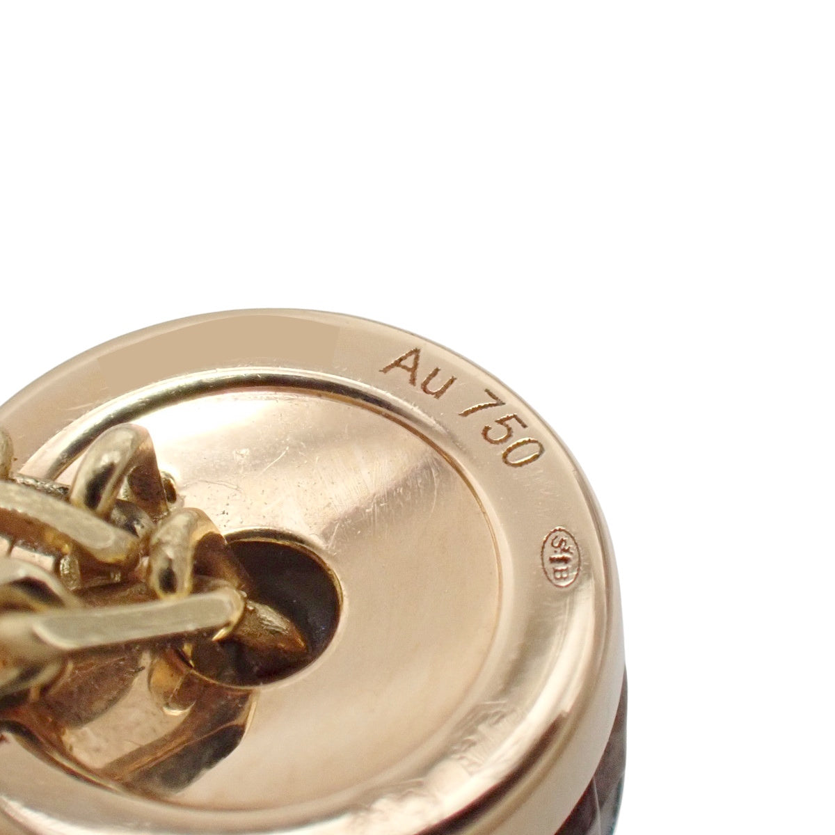 Quatre Classic 2-Motif Necklace Diamond K18YG 10.7g