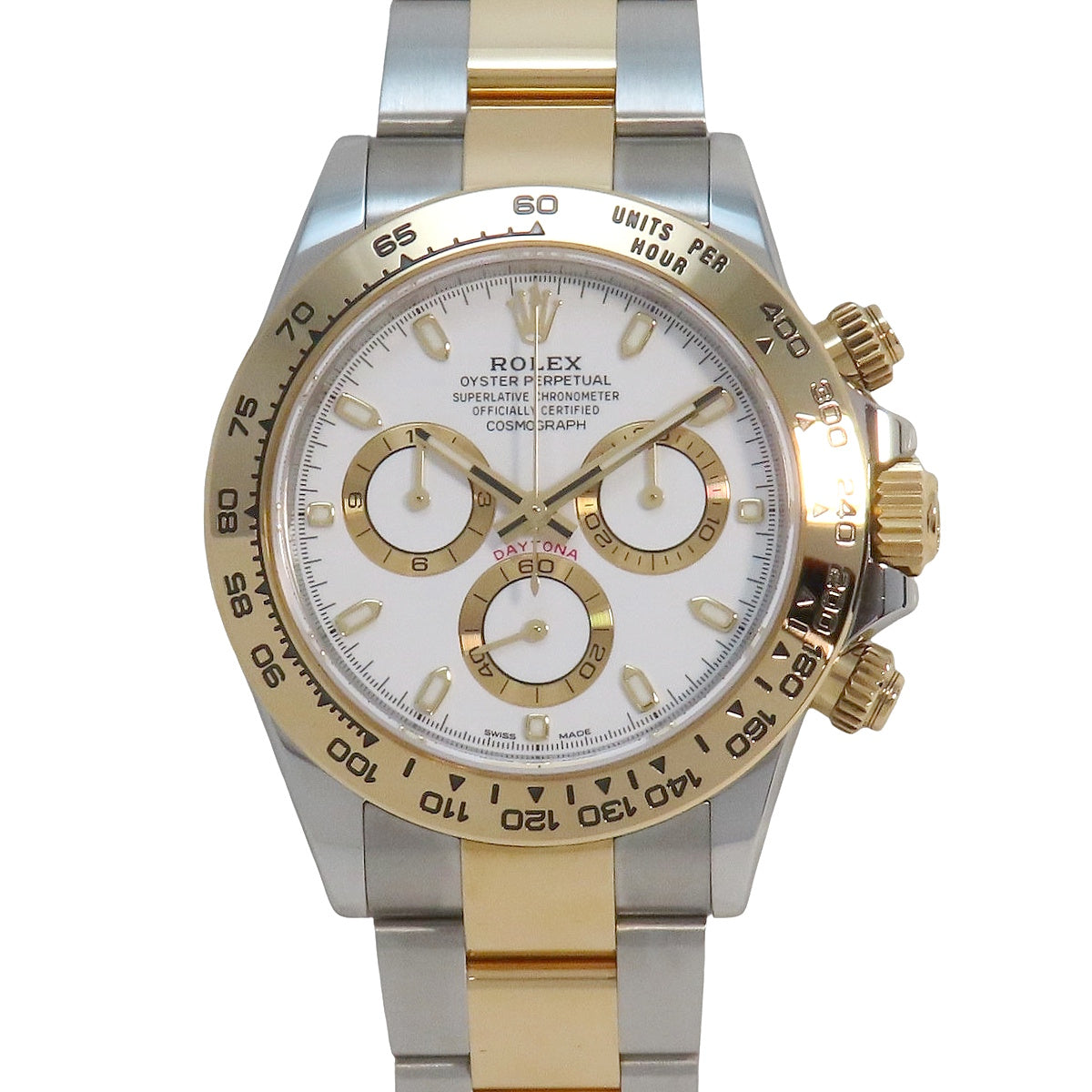 デイトナ 116503 YG/SS ランダム番 ホワイト 自動巻き メンズ