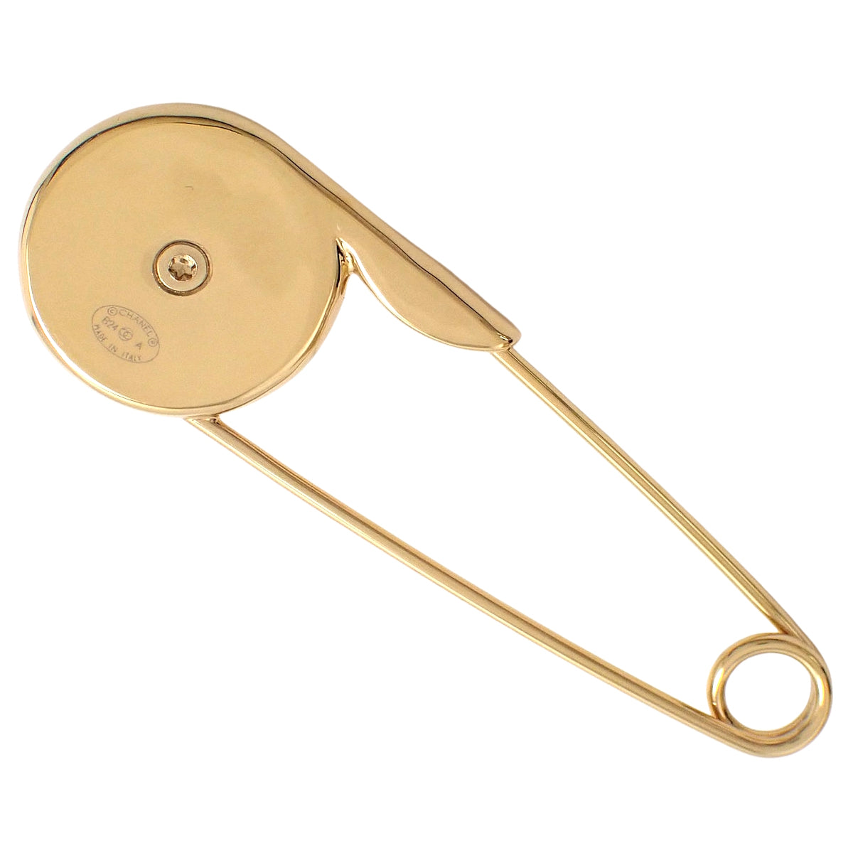 ココマークパールブローチ メタル(GP) フェイクパール