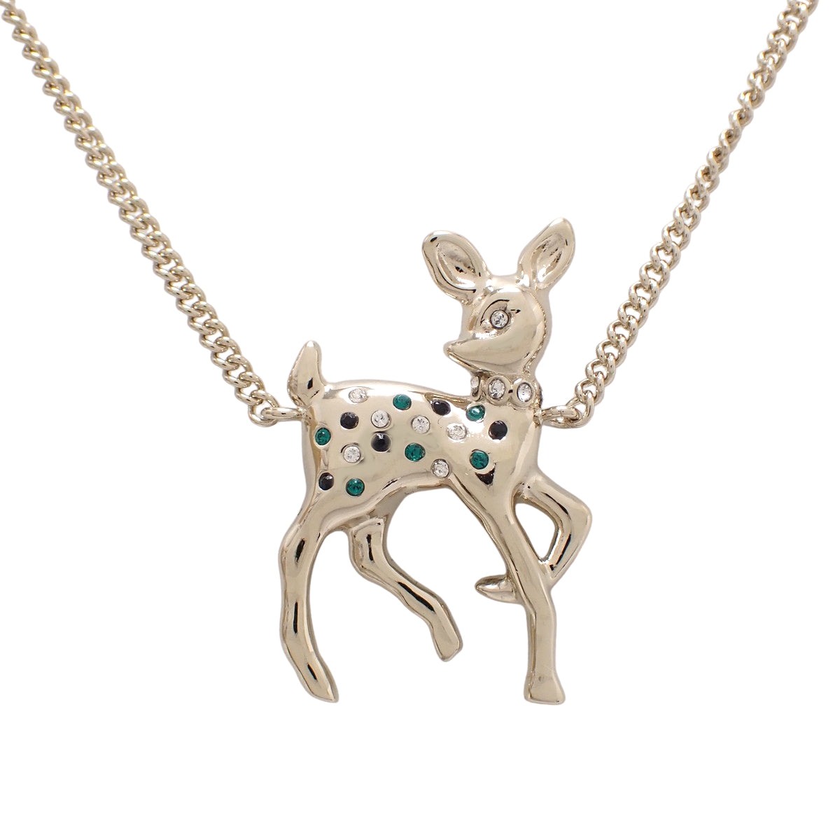 バンビパールネックレス メタル(GP) フェイクパール