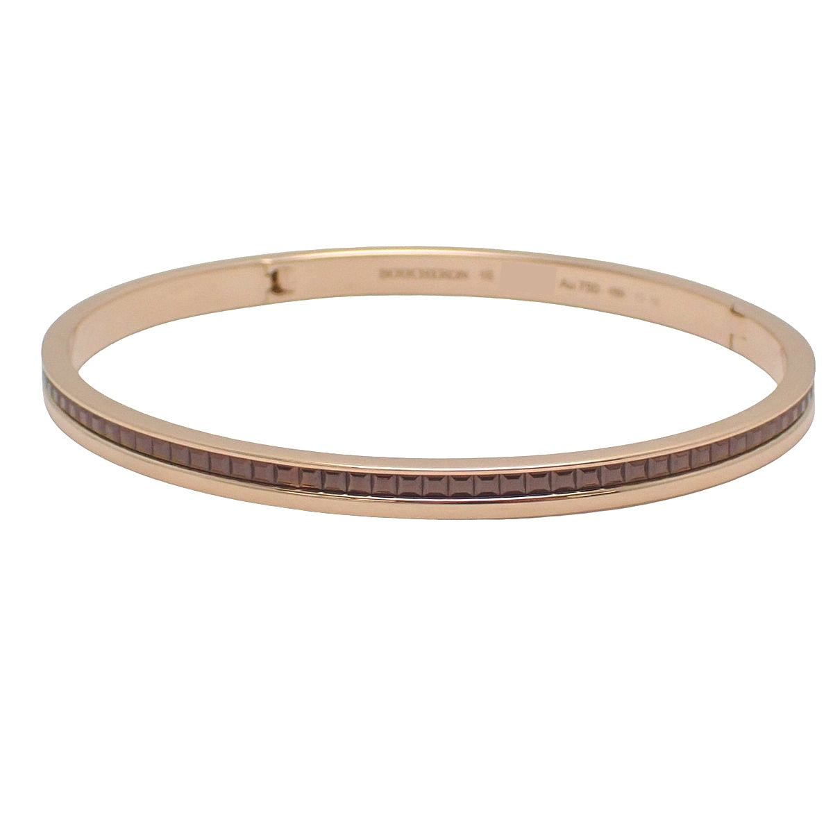 QUATRE CLASSIQUE キャトル クラシック バングル ハーフ K18PG K18YG PVD 16 16.5g