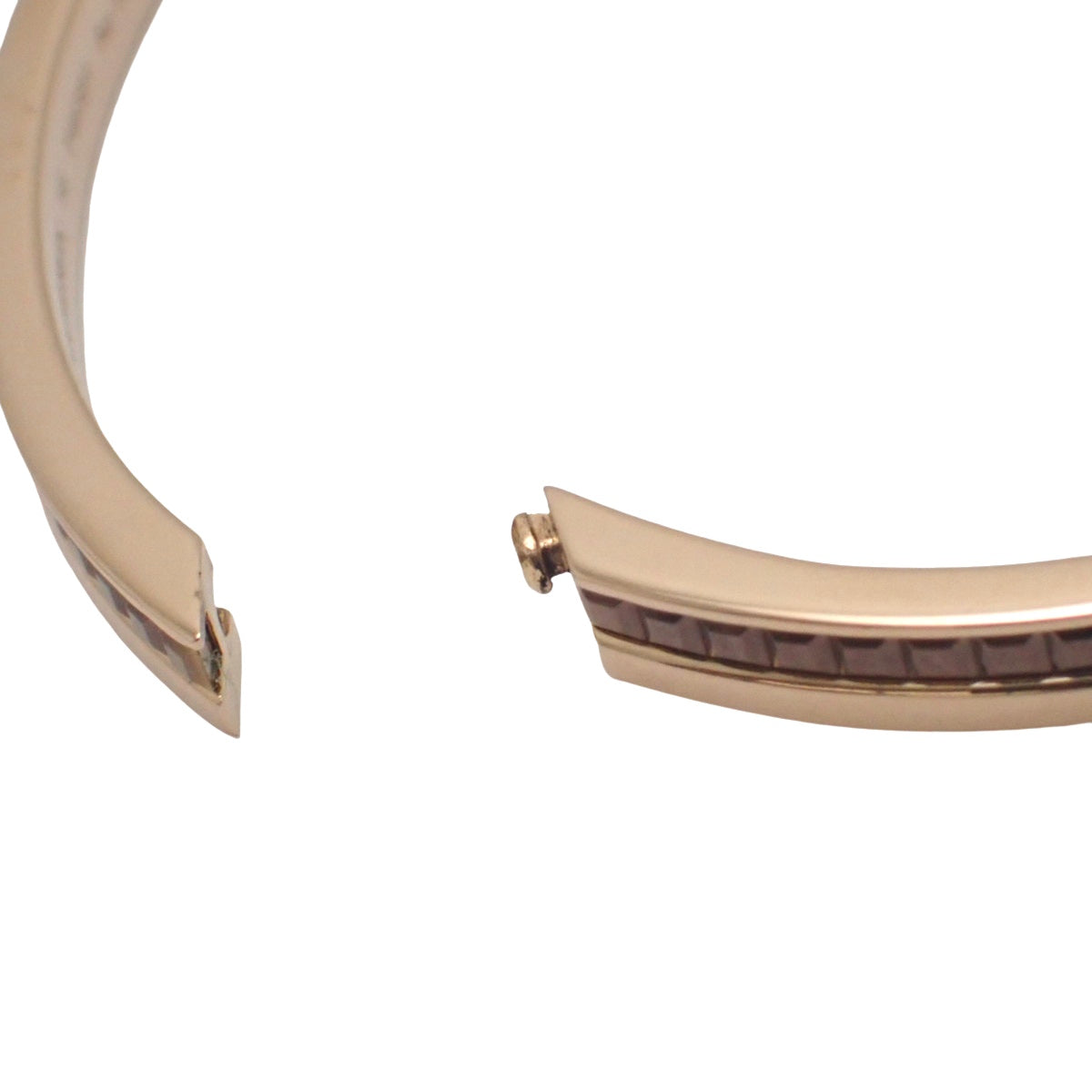 QUATRE CLASSIQUE キャトル クラシック バングル ハーフ K18PG K18YG PVD 16 16.5g