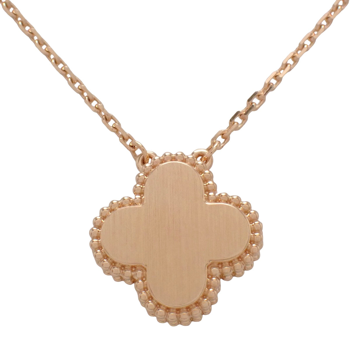 ヴィンテージアルハンブラ ネックレス ピンクマザーオブパール/ダイヤモンド ピンクゴールド K18PG 6.3g 2025年ホリデー限定