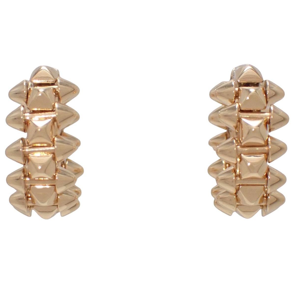 Clash de Cartier Hoop Earrings, Mini Model, Pink Gold, K18PG, 8.4g