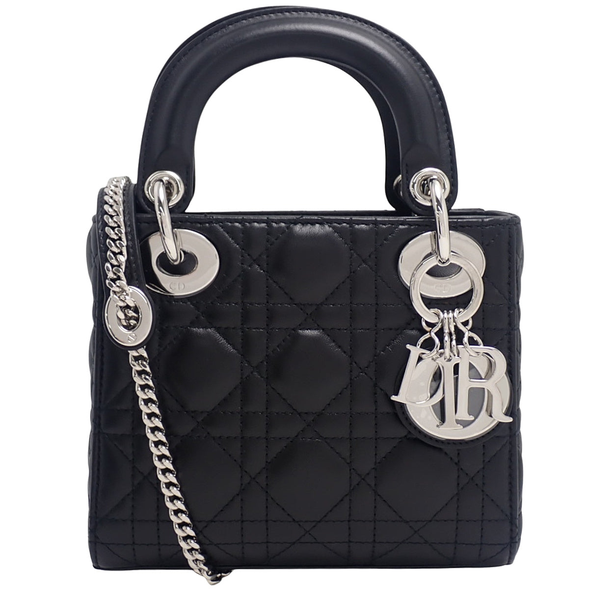 カナージュ Lady Dior レディディオール ミニ ラムスキン ブラック