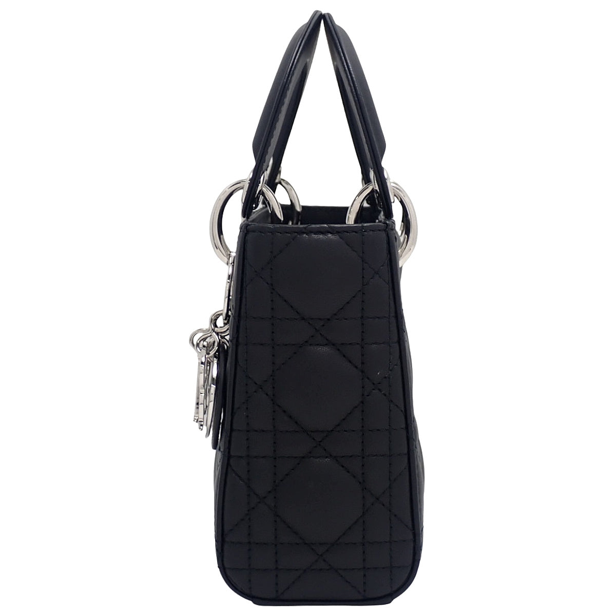 Cannage Lady Dior Mini Lambskin Black