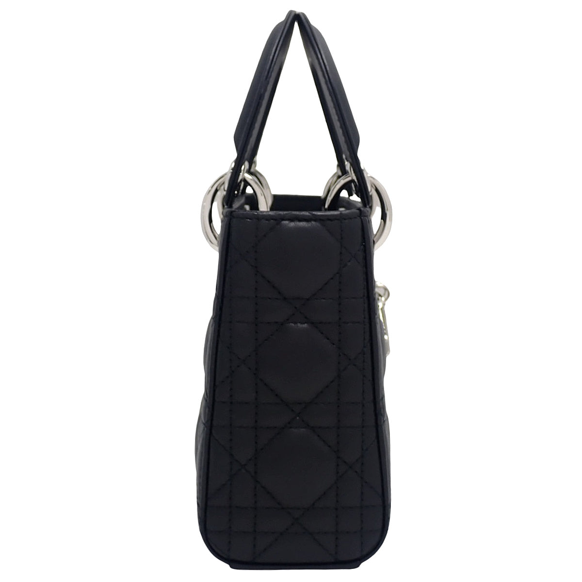 Cannage Lady Dior Mini Lambskin Black