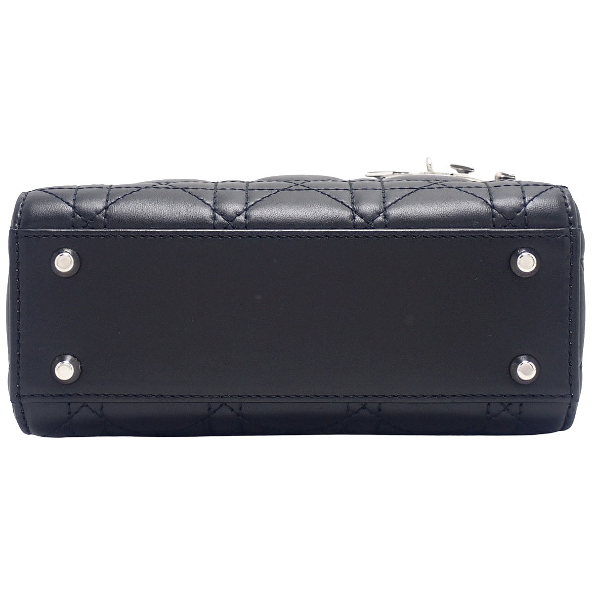 Cannage Lady Dior Mini Lambskin Black