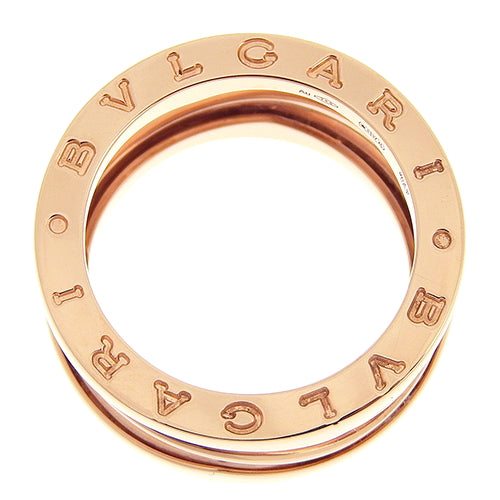 B-zero1 Legend Ring 353566, 18K Pink Gold with Warranty, Size 14 (54)