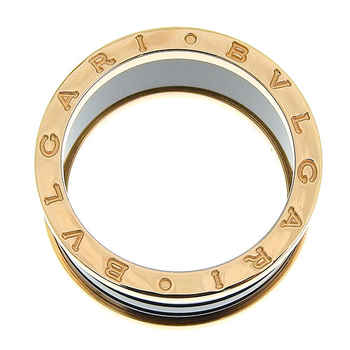 B-zero1 B-zero1 Ring, 18K Pink Gold, PG, Ceramic, Accessory, Jewelry, B-zero1, Size 21 (61)
