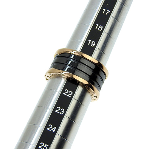 B-zero1 B-zero1 Ring, 18K Pink Gold, PG, Ceramic, Accessory, Jewelry, B-zero1, Size 21 (61)