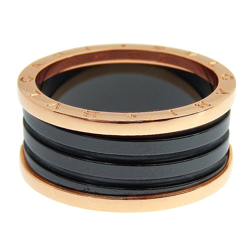 B-zero1 B-zero1 Ring, 18K Pink Gold, PG, Ceramic, Accessory, Jewelry, B-zero1, Size 28 (68)