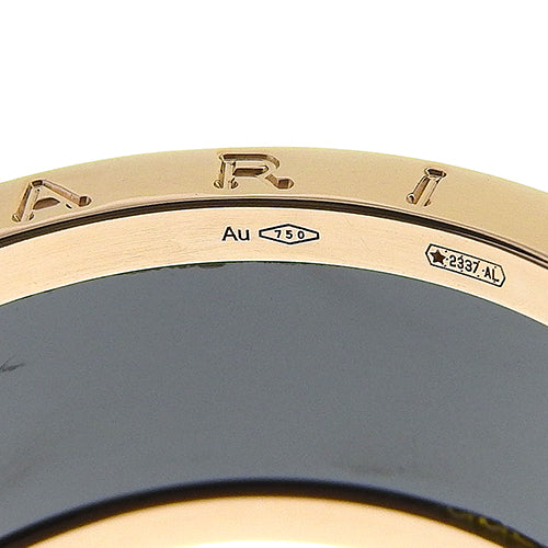 B-zero1 B-zero1 Ring, 18K Pink Gold, PG, Ceramic, Accessory, Jewelry, B-zero1, Size 28 (68)