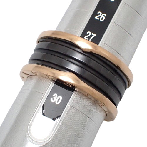 B-zero1 B-zero1 Ring, 18K Pink Gold, PG, Ceramic, Accessory, Jewelry, B-zero1, Size 28 (68)