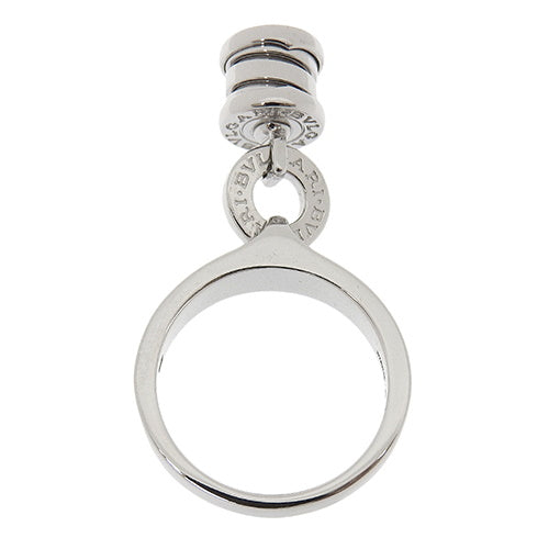 B-zero1 Element Ring with Diamond, K18 White Gold, WG, Accessory, Jewelry, B-zero1 1PD, Size 10 (50)