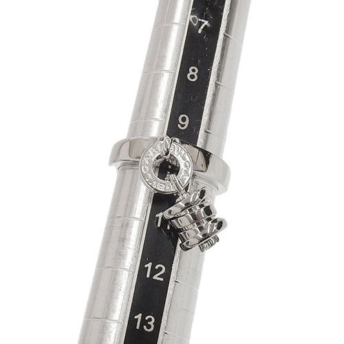 B-zero1 Element Ring with Diamond, K18 White Gold, WG, Accessory, Jewelry, B-zero1 1PD, Size 10 (50)