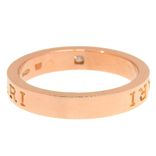 B.zero1 Essential Diamond Ring (341833) in 18K Pink Gold and PG (Golden Gold) with Warranty, Size 22 (62)