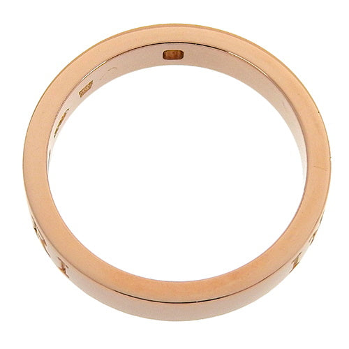 B.zero1 Essential Diamond Ring (341833) in 18K Pink Gold and PG (Golden Gold) with Warranty, Size 22 (62)