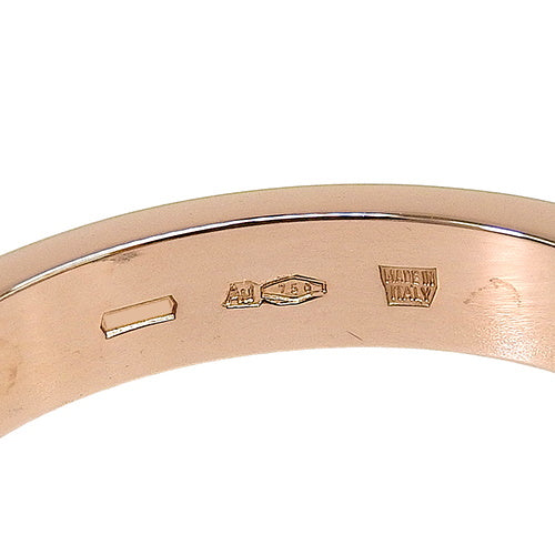 B.zero1 Essential Diamond Ring (341833) in 18K Pink Gold and PG (Golden Gold) with Warranty, Size 22 (62)