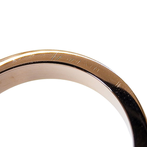 B.zero1 Essential Diamond Ring (341833) in 18K Pink Gold and PG (Golden Gold) with Warranty, Size 22 (62)