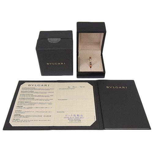 B.zero1 Essential Diamond Ring (341833) in 18K Pink Gold and PG (Golden Gold) with Warranty, Size 22 (62)