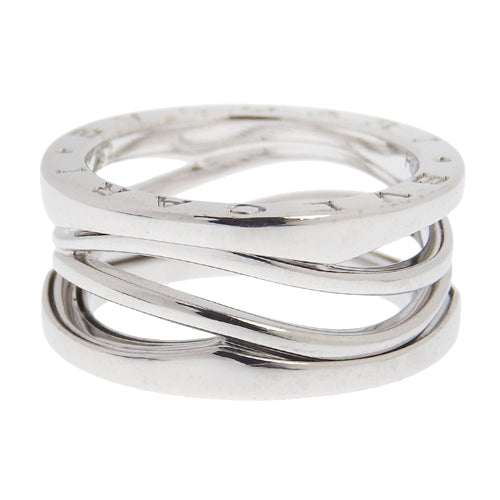 B-zero1 Legend Ring 353767, 18K White Gold, WG, with Warranty, B-zero1, Size 11 (51)