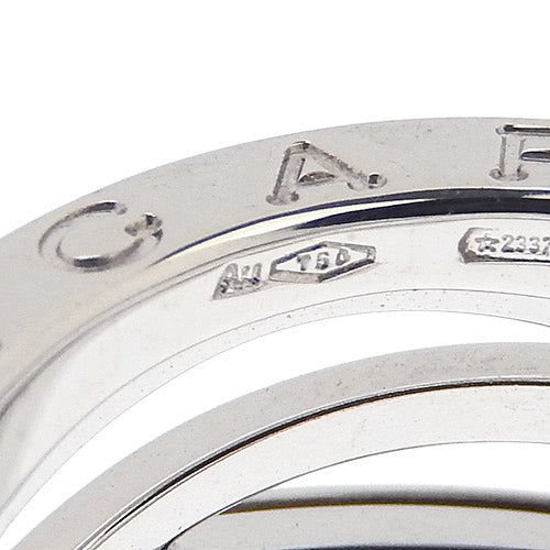 B-zero1 Legend Ring 353767, 18K White Gold, WG, with Warranty, B-zero1, Size 11 (51)
