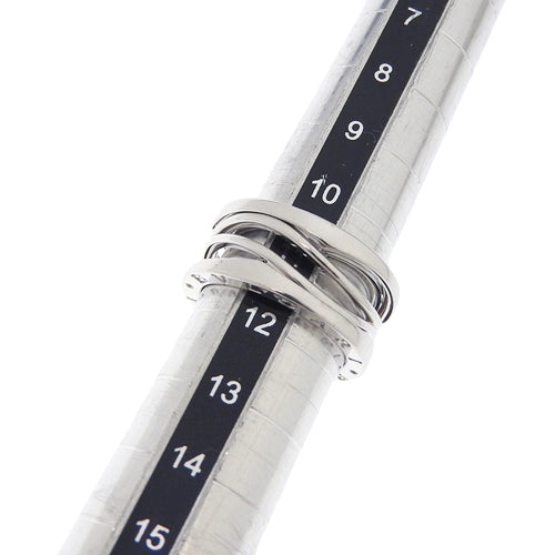 B-zero1 Legend Ring 353767, 18K White Gold, WG, with Warranty, B-zero1, Size 11 (51)
