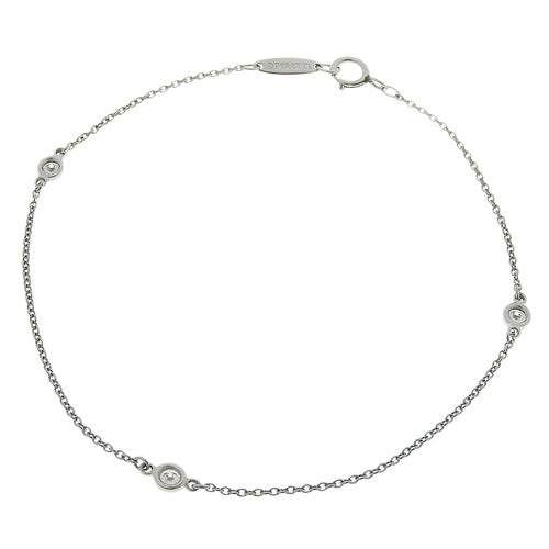 ダイヤモンド バイザヤード ブレスレット ダイヤモンド プラチナ Pt950 アクセサリー ジュエリー 3PD 3粒ダイヤ