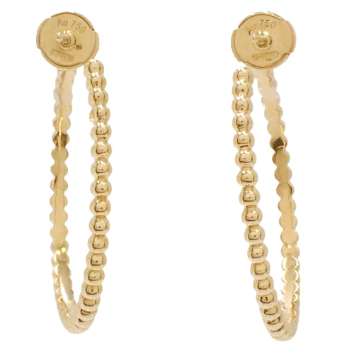 ペルレ フープ スモールモデル ピアス VCARO3YD00 K18 イエローゴールド YG アクセサリー ジュエリー