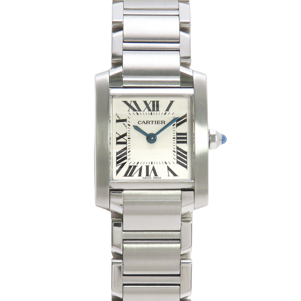 Tank Française SM W51008Q3 Stainless Steel Quartz White Silver