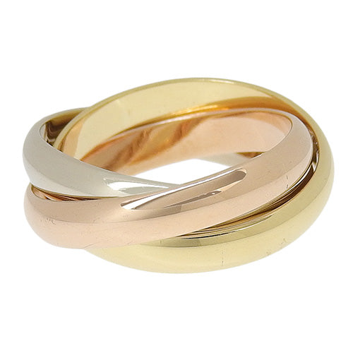 les must de Cartier トリニティ リング イエローゴールド K18YG ピンクゴールド K18PG K18 ホワイトゴールド WG アクセサリー ジュエリー 3連 三連