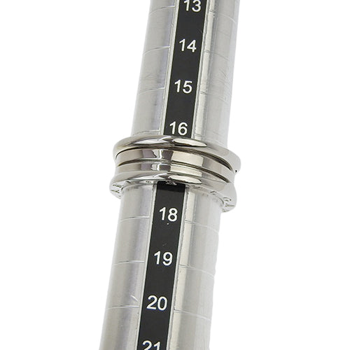 B-zero1 B-zero1 Ring, 18K White Gold, WG, Accessory, Jewelry, B-zero1, 2-Band, Size 17 (57)