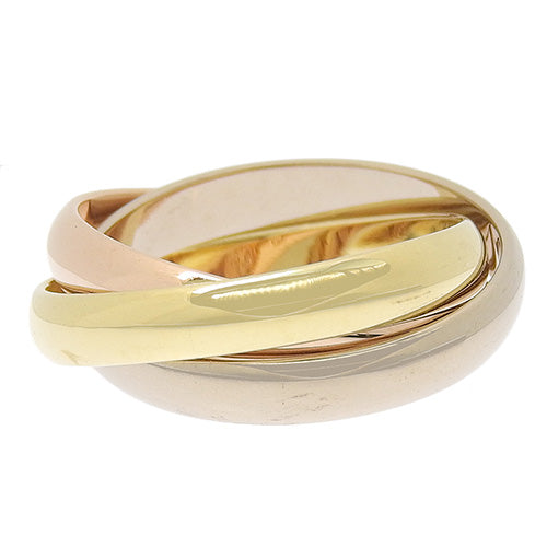 les must de Cartier トリニティ リング イエローゴールド K18YG ピンクゴールド K18PG K18 ホワイトゴールド WG アクセサリー ジュエリー 3連 三連