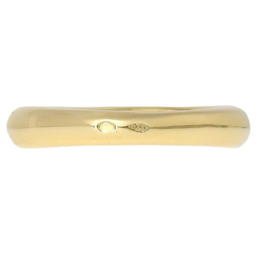 0.25 椭圆形钻石戒指，K18 黄金，YG，配饰，珠宝，1PD，1 分钻石，尺寸 11 (51)