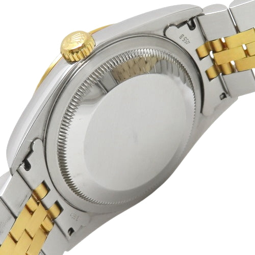 [Warranty included] Datejust 16233G, 18K Yellow Gold, YG, P serial number (2000), Automatic, Computerized, 10 Diamonds, Purchased in August 2000, Silver, Gold
