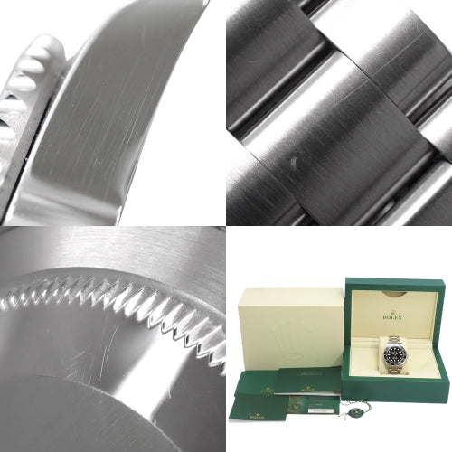 [2021 Warranty] 124060 Submariner Stainless Steel SS Random Number Automatic Watch Purchased in December 2021 Black Silver