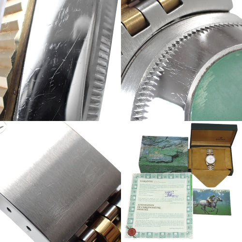 [Warranty included] 16233 Datejust YG/SS W serial (1994-1995) Automatic, Purchased in August 1995, White Gold