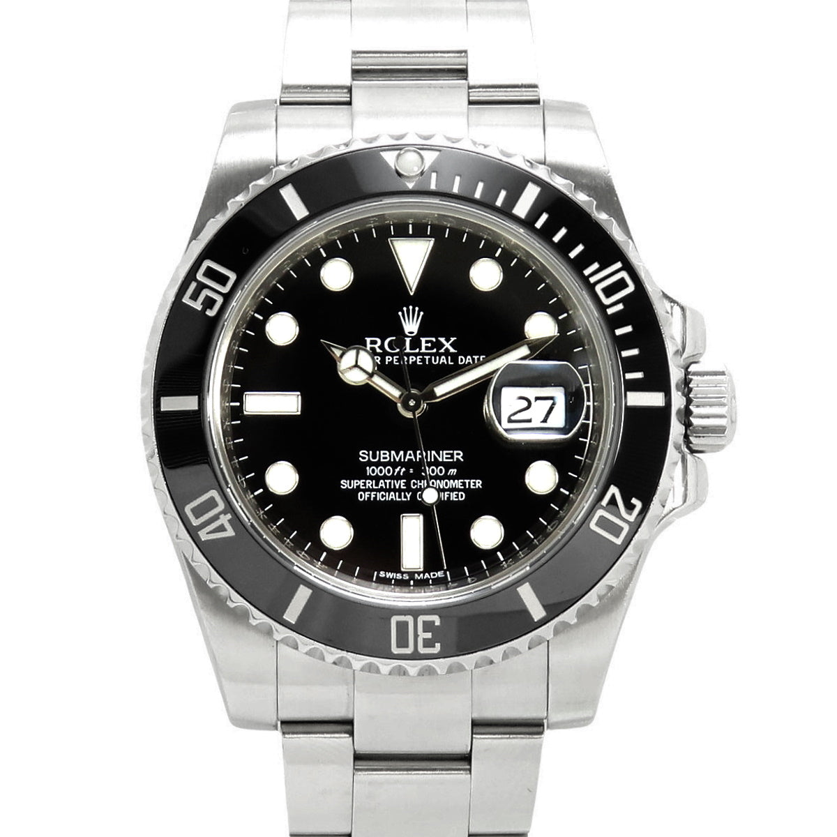 [Warranty included] 116610LN Submariner Date Stainless Steel SS G Serial (2010) Automatic Movement Purchased March 2012 Black Silver