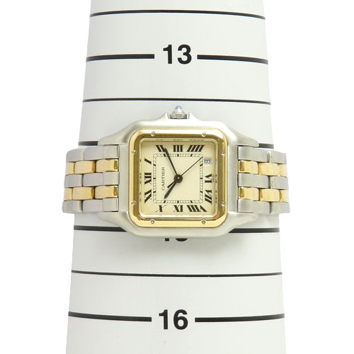 Panthère MM W25028B6 YG/SS Quartz 2-row Ivory Silver